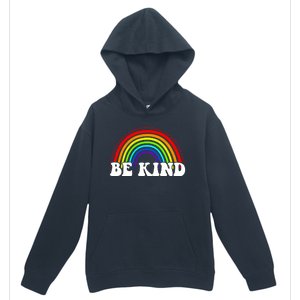 Be Kind Rainbow Positive Quote Urban Pullover Hoodie