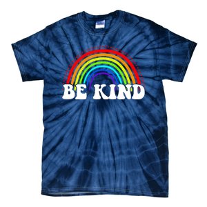 Be Kind Rainbow Positive Quote Tie-Dye T-Shirt