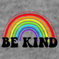 Be Kind Rainbow Positive Quote Hoodie