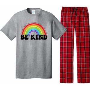 Be Kind Rainbow Positive Quote Pajama Set