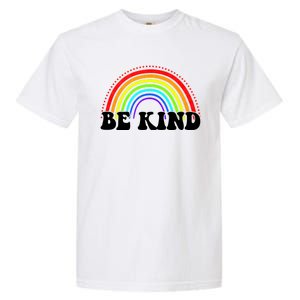 Be Kind Rainbow Positive Quote Garment-Dyed Heavyweight T-Shirt