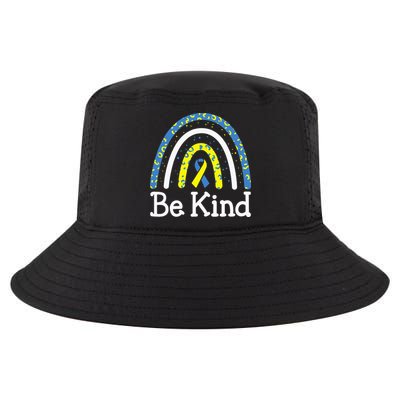 Be Kind Rainbow World Down Syndrome Awareness Day Cool Comfort Performance Bucket Hat