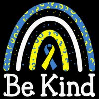 Be Kind Rainbow World Down Syndrome Awareness Day 16 in Basic Backpack