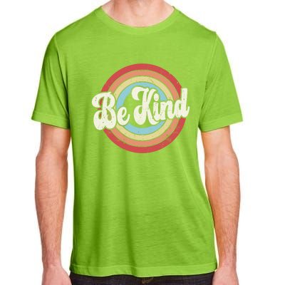 Be Kind Retro Vintage Distressed Motivation Inspiration Meaningful Gift Adult ChromaSoft Performance T-Shirt