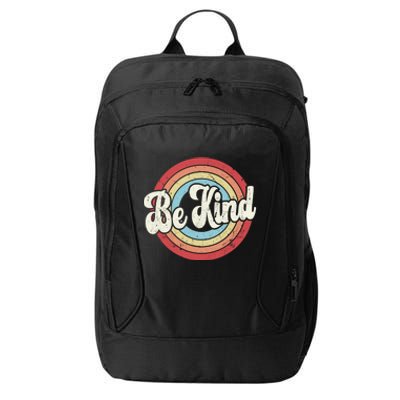 Be Kind Retro Vintage Distressed Motivation Inspiration Meaningful Gift City Backpack