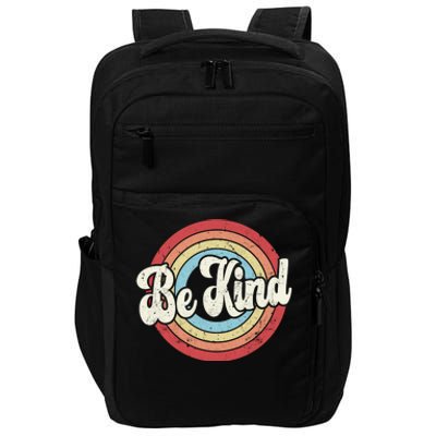 Be Kind Retro Vintage Distressed Motivation Inspiration Meaningful Gift Impact Tech Backpack