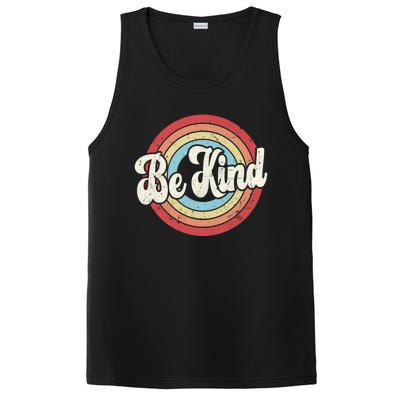 Be Kind Retro Vintage Distressed Motivation Inspiration Meaningful Gift PosiCharge Competitor Tank