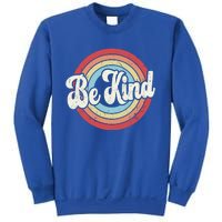 Be Kind Retro Vintage Distressed Motivation Inspiration Meaningful Gift Sweatshirt