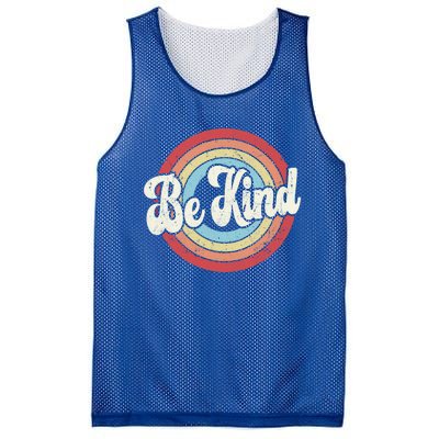 Be Kind Retro Vintage Distressed Motivation Inspiration Meaningful Gift Mesh Reversible Basketball Jersey Tank