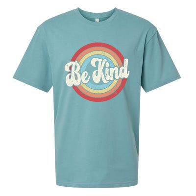 Be Kind Retro Vintage Distressed Motivation Inspiration Meaningful Gift Sueded Cloud Jersey T-Shirt