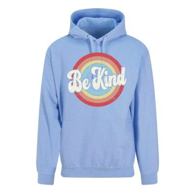 Be Kind Retro Vintage Distressed Motivation Inspiration Meaningful Gift Unisex Surf Hoodie