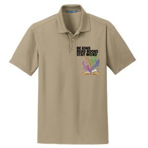 Be Kind Read Books Stay Weird Funny Books Author Love Gift Dry Zone Grid Polo