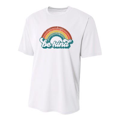 Be Kind Rainbow LGBT Flag LGBT Pride Month Retro Vintage Youth Performance Sprint T-Shirt