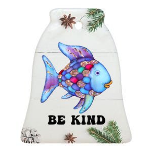 Be Kind Rainbow Fish Teacher Life Teaching Back To School Ceramic Bell Ornament