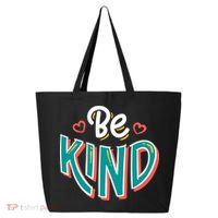 Be Kind Retro Kindness Quote 25L Jumbo Tote