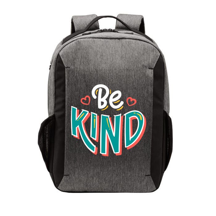 Be Kind Retro Kindness Quote Vector Backpack