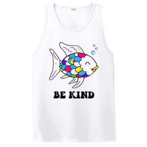 Be Kind Rainbow Fish Teacher Life Teaching Back To School PosiCharge Competitor Tank