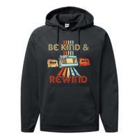 Be Kind & Rewind Vintage 90S Nostalgic 80S Throwback Performance Fleece Hoodie