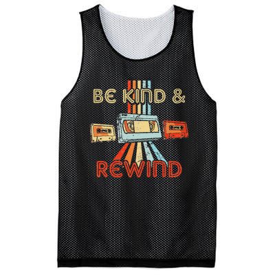 Be Kind & Rewind Vintage 90S Nostalgic 80S Throwback Mesh Reversible Basketball Jersey Tank