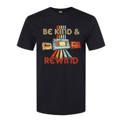 Be Kind & Rewind Vintage 90S Nostalgic 80S Throwback Softstyle CVC T-Shirt