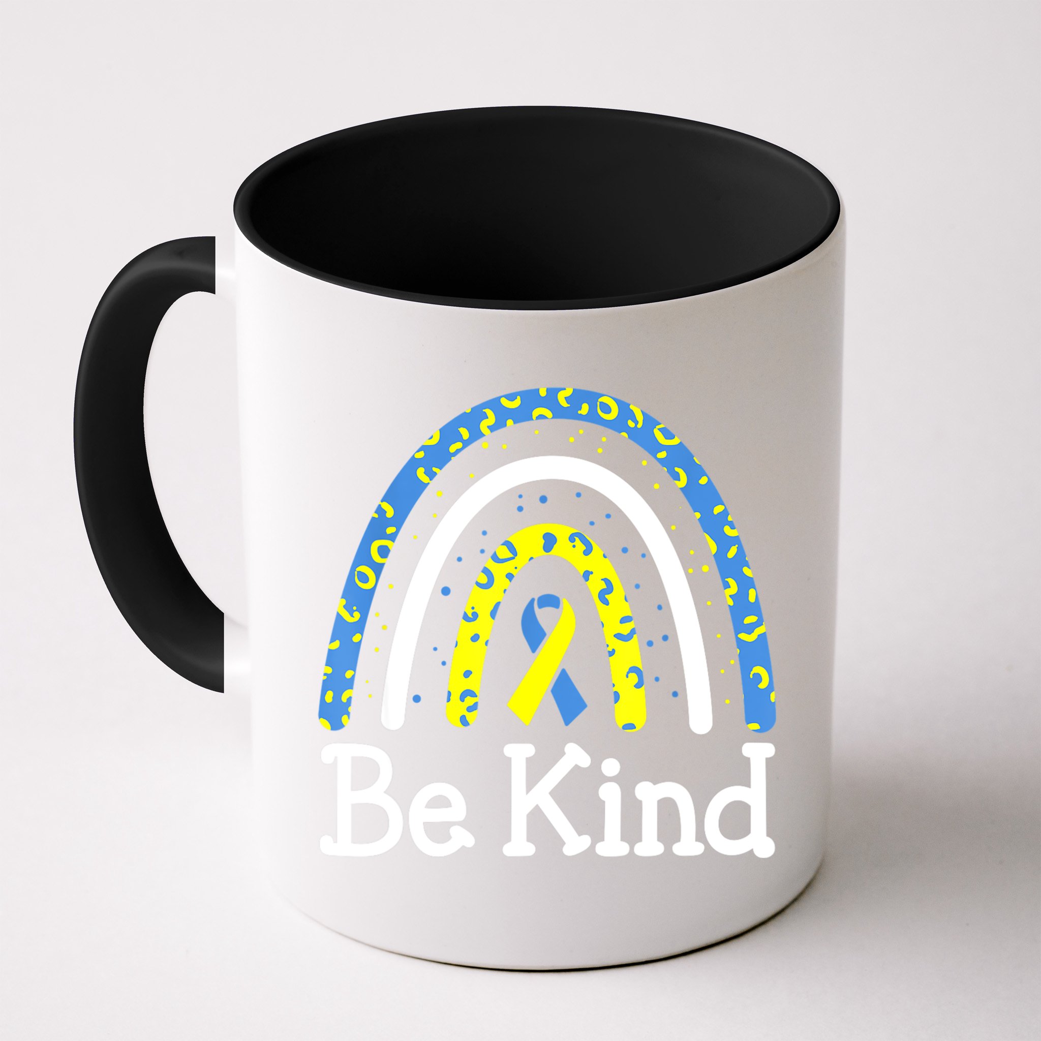 Be Kind Rainbow World Down Syndrome Awareness Day Mug