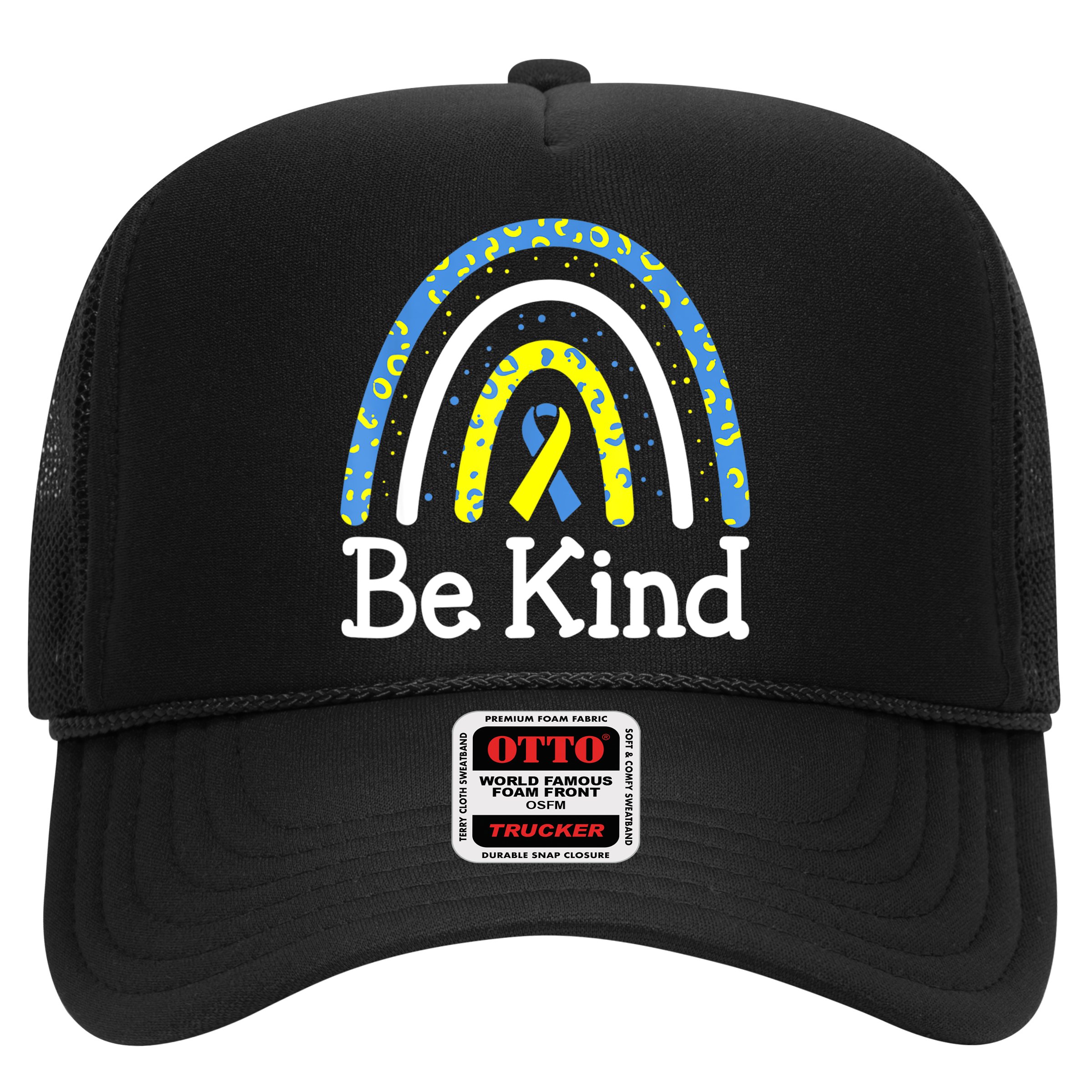Be Kind Rainbow World Down Syndrome Awareness Day Hat