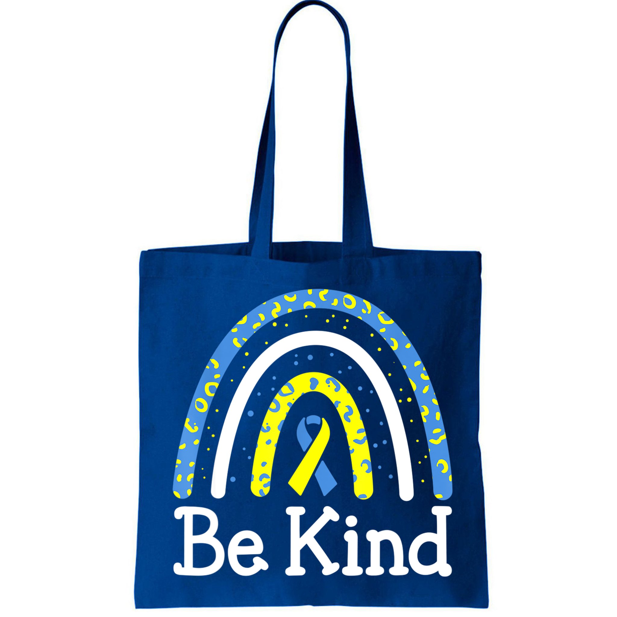 Be Kind Rainbow World Down Syndrome Awareness Day Bag
