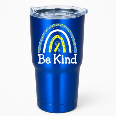 Be Kind Rainbow World Down Syndrome Awareness Day Tumbler