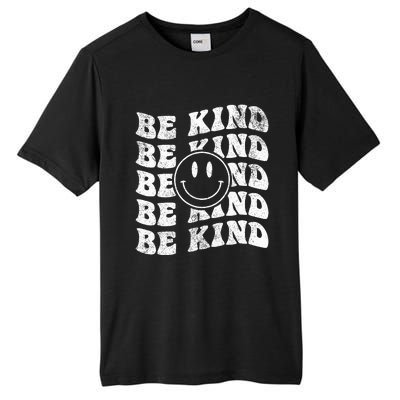 Be Kind Retro Happy Face Vintage Positivity Tall Fusion ChromaSoft Performance T-Shirt