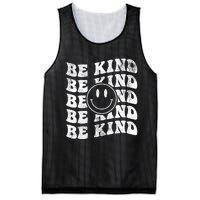 Be Kind Retro Happy Face Vintage Positivity Mesh Reversible Basketball Jersey Tank