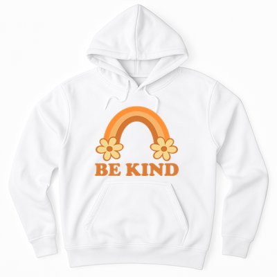 Be Kind Rainbow Retro Sunflower Hoodie