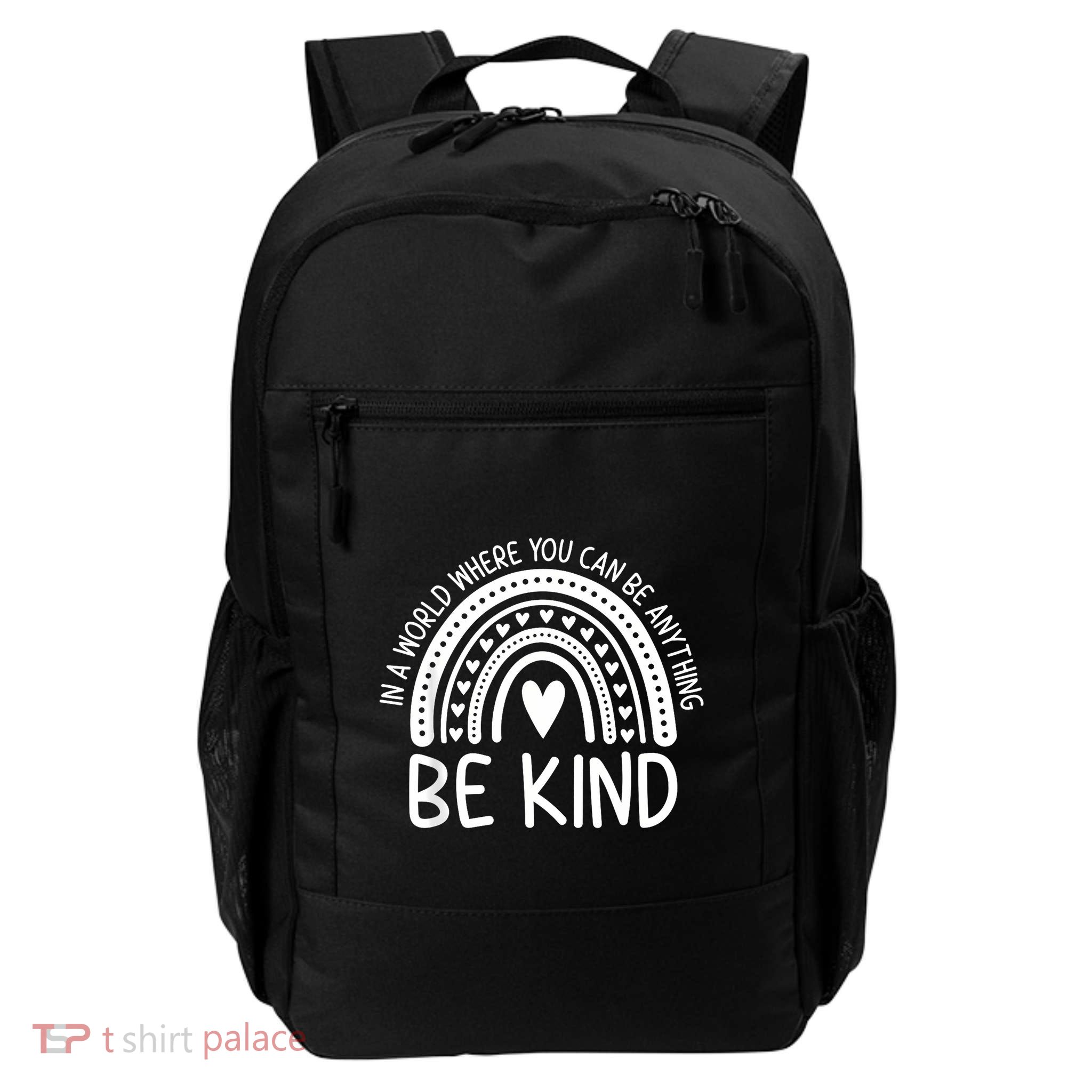 Be Kind Rainbow Orange Unity Day Anti Bullying Daily Commute Backpack