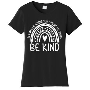 Be Kind Rainbow Orange Unity Day Anti Bullying Women's T-Shirt