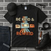 Be Kind & Rewind Vintage 90S Nostalgic 80S Throwback Tall T-Shirt