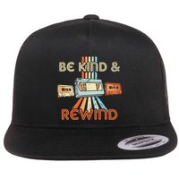 Be Kind & Rewind Vintage 90S Nostalgic 80S Throwback Flatbill Hat