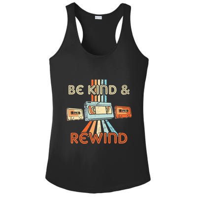 Be Kind & Rewind Vintage 90S Nostalgic 80S Throwback Ladies PosiCharge Competitor Racerback Tank