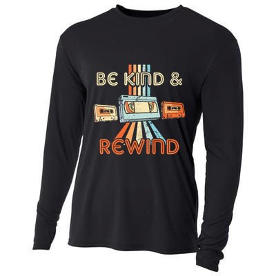 Be Kind & Rewind Vintage 90S Nostalgic 80S Throwback Cooling Performance Long Sleeve Crew