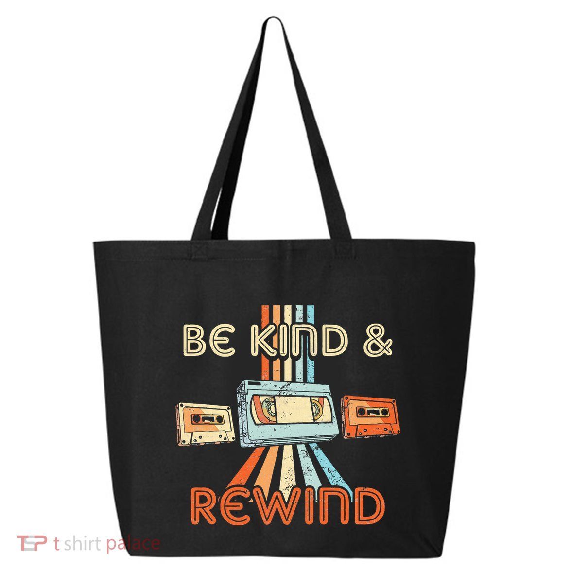 Be Kind & Rewind Vintage 90S Nostalgic 80S Throwback 25L Jumbo Tote