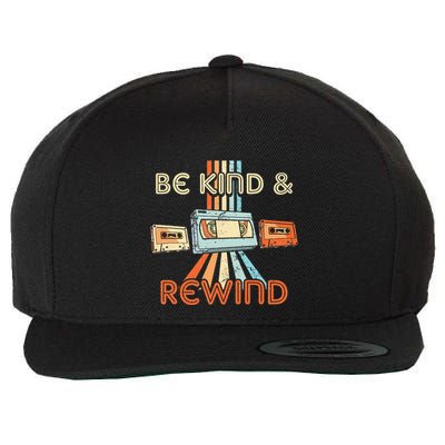 Be Kind & Rewind Vintage 90S Nostalgic 80S Throwback Wool Snapback Cap