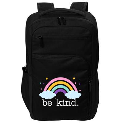 Be Kind Rainbow Star Colorful Cute Impact Tech Backpack