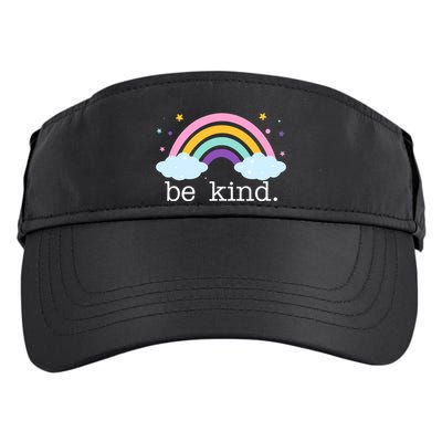Be Kind Rainbow Star Colorful Cute Adult Drive Performance Visor
