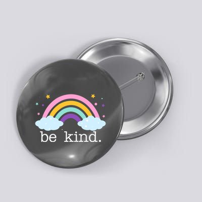 Be Kind Rainbow Star Colorful Cute Button