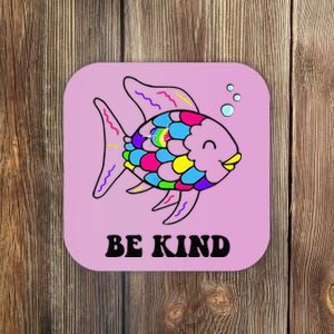 Be Kind Rainbow Fish Teacher Life Teaching Back To School Coaster