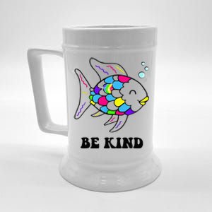 Be Kind Rainbow Fish Teacher Life Teaching Back To School Beer Stein