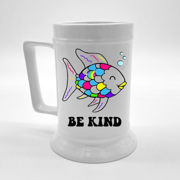 Be Kind Rainbow Fish Teacher Life Teaching Back To School Beer Stein