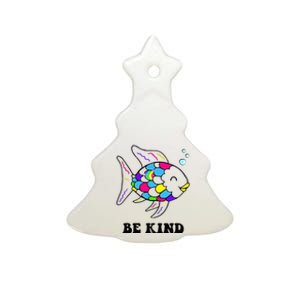 Be Kind Rainbow Fish Teacher Life Teaching Back To School Ceramic Tree Ornament