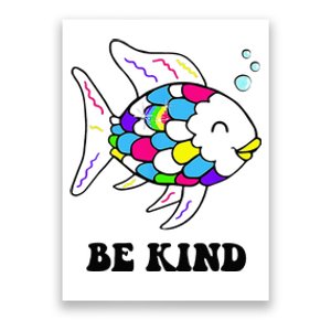 Be Kind Rainbow Fish Teacher Life Teaching Back To School Poster