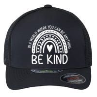 Be Kind Rainbow Orange Unity Day Anti Bullying Flexfit Unipanel Trucker Cap