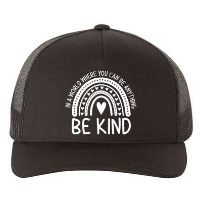 Be Kind Rainbow Orange Unity Day Anti Bullying Yupoong Adult 5-Panel Trucker Hat