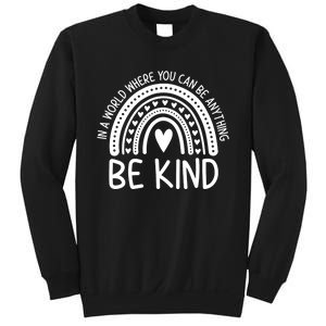 Be Kind Rainbow Orange Unity Day Anti Bullying Sweatshirt